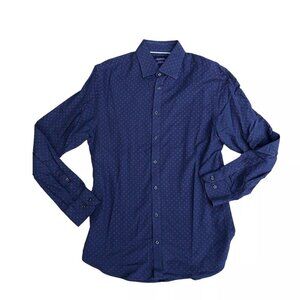 CHARLES TYRWHITT Button Down Shirt Men's MEDIUM Blue Long Sleeve Extra Slim Fit​